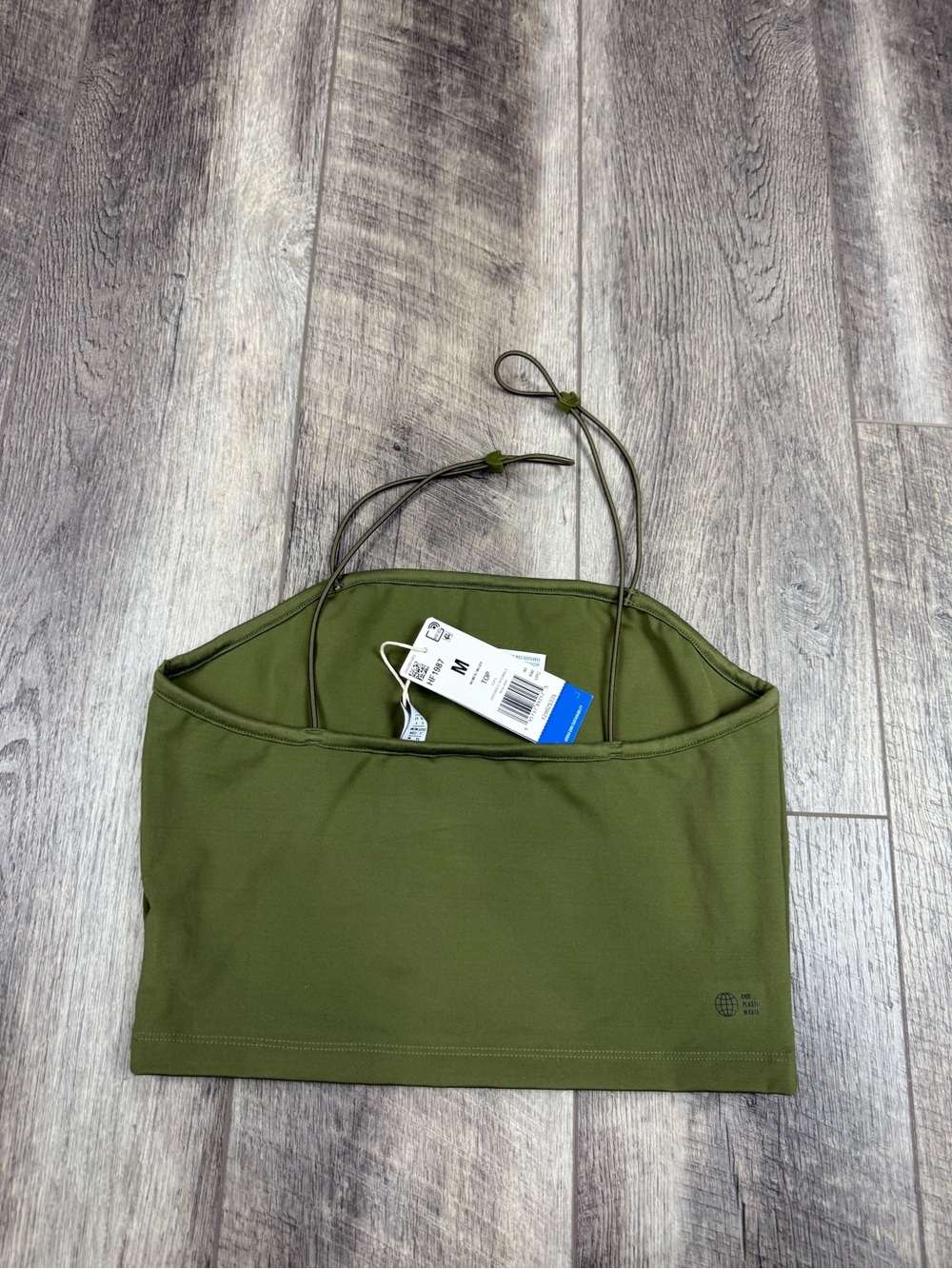 Adidas Olive Crop Top - Picture 8 of 13